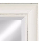 Specchio da parete incorniciato Macon 40,6 x 91,4 cm bianco - Kate and Laurel: stile moderno, vetro smussato, nessun montaggio richiesto
