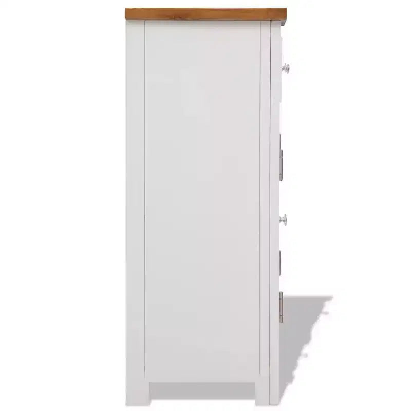 Credenza 35.4x13.2x32.7 Legno massello di rovere
