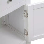 Credenza 35.4x13.2x32.7 Legno massello di rovere