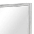 Specchio da comò Royal Hampton, vetro bisellato, cornice in legno massello bianca rustica 38x44