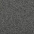 Struttura letto in tessuto grigio scuro (100% poliestere), compensato, legno ingegnerizzato