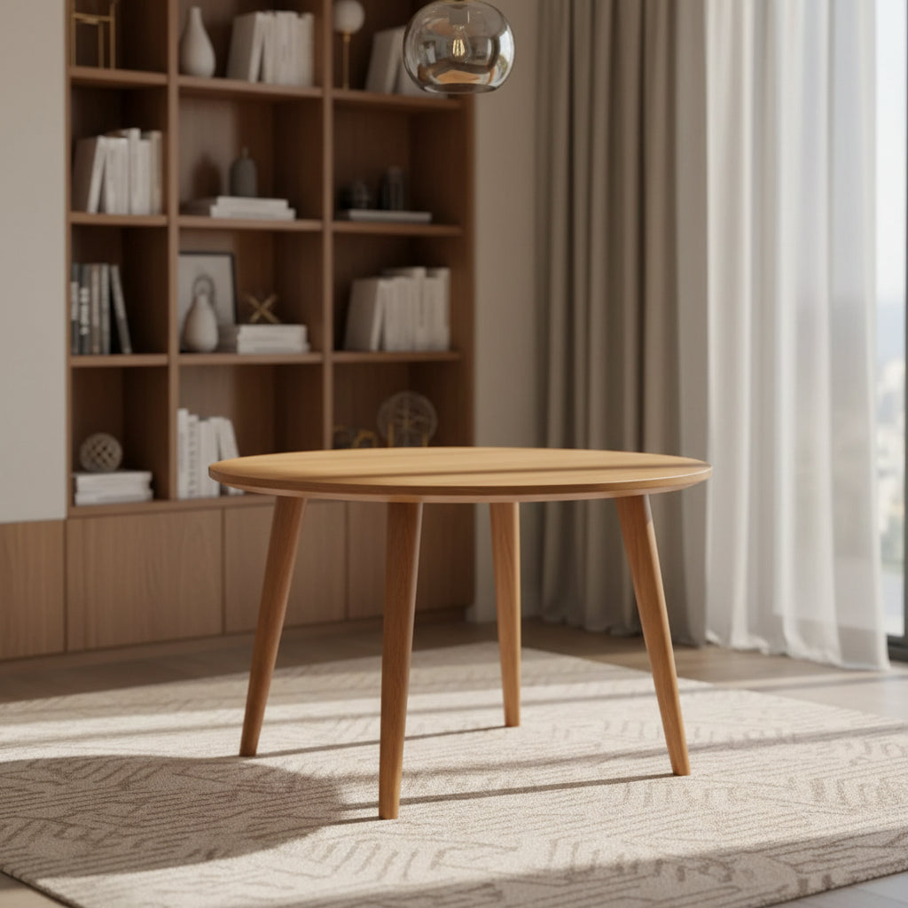 Coffee Table - Solid Cherry Wood Top - Flora Home