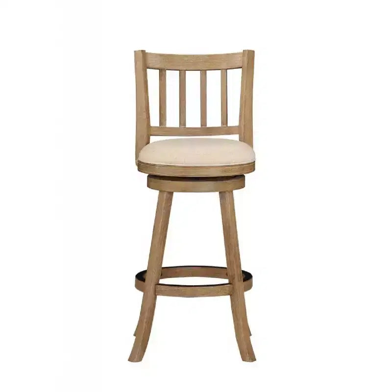 Sgabello rotondo in legno, 29".