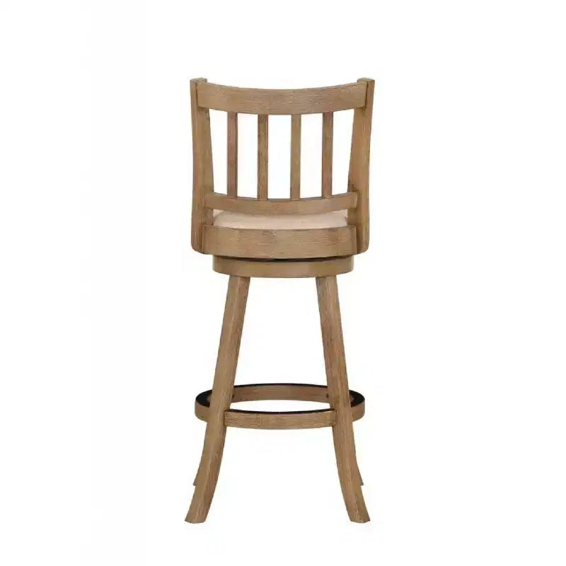 Sgabello rotondo in legno, 29".