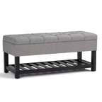 Panca Contenitore Ottomana da 112 cm