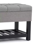 Panca Contenitore Ottomana da 112 cm