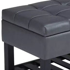 Panca Contenitore Ottomana da 112 cm