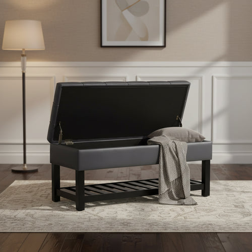 44 Wyatt Storage Ottoman Bench - WyndenHall