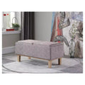 Storage Bench Wood Legs-Ore International