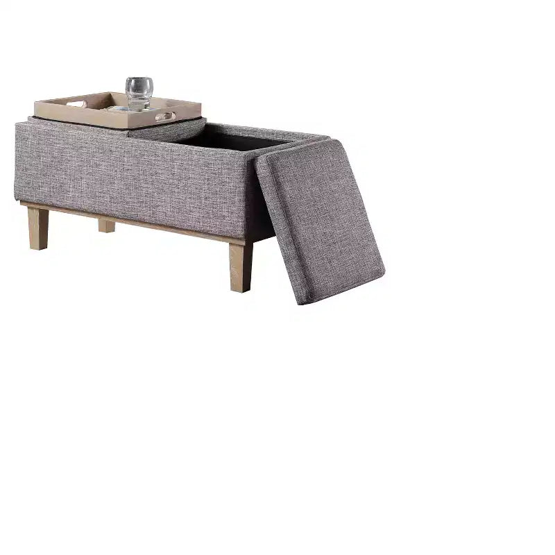 Panca Contenitore con Gambe in Legno-Ore International