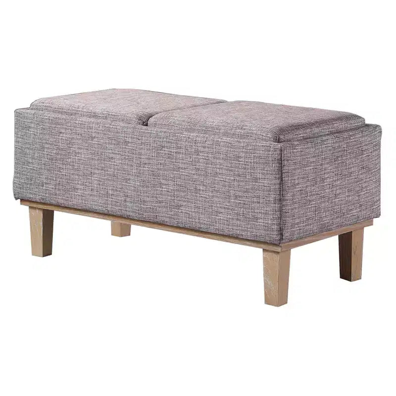 Panca Contenitore con Gambe in Legno-Ore International