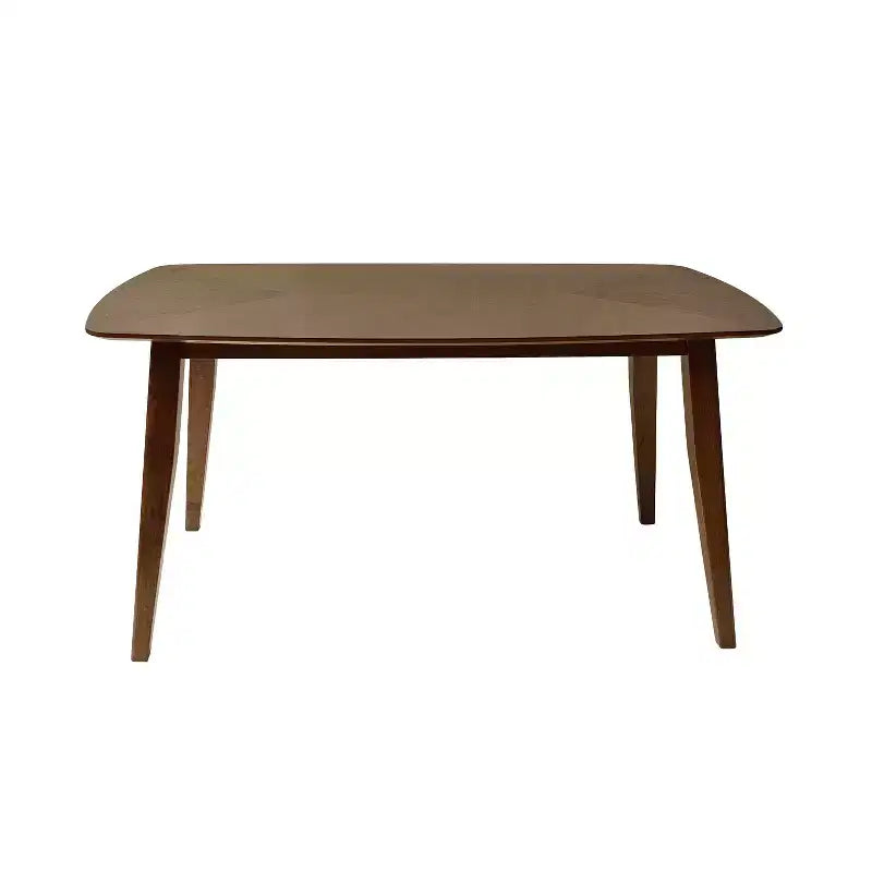 Christopher Knight Home Darien Mid-Century Rubber Wood Dining Table, Walnut