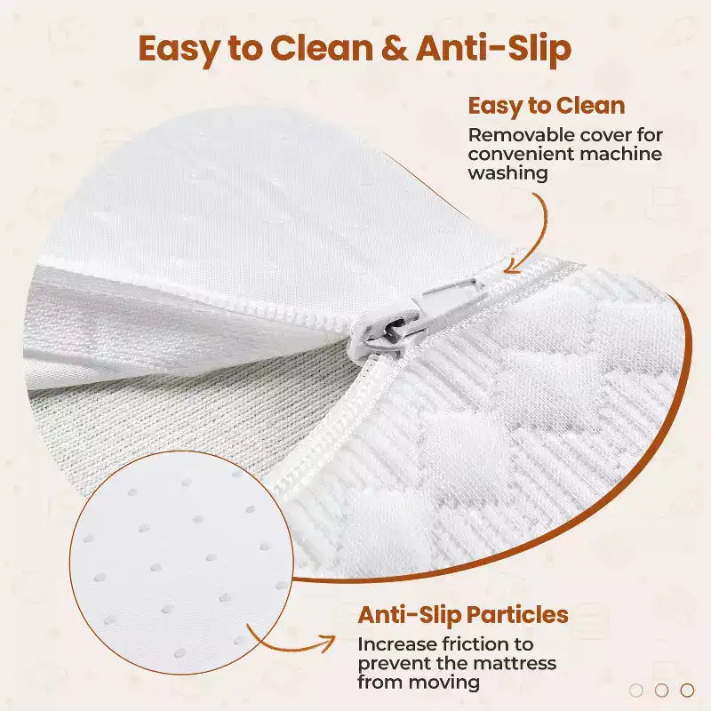 Materasso in Memory Foam al Gel da 8'' con Profumo di Tè Verde, Tecnologia di Raffreddamento, 3 Strati di Schiuma